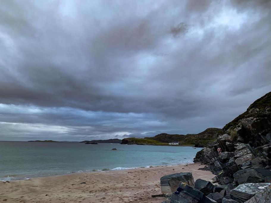 Blar Na Leisg, Self Catering Lodge 2. Drumbeg Eksteriør billede