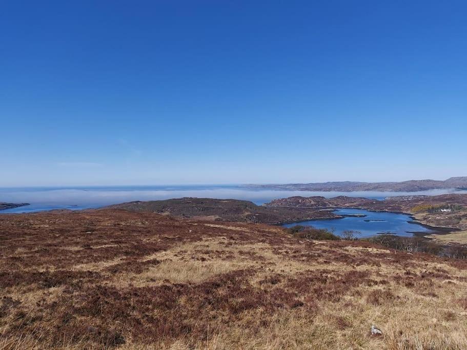 Blar Na Leisg, Self Catering Lodge 2. Drumbeg Eksteriør billede